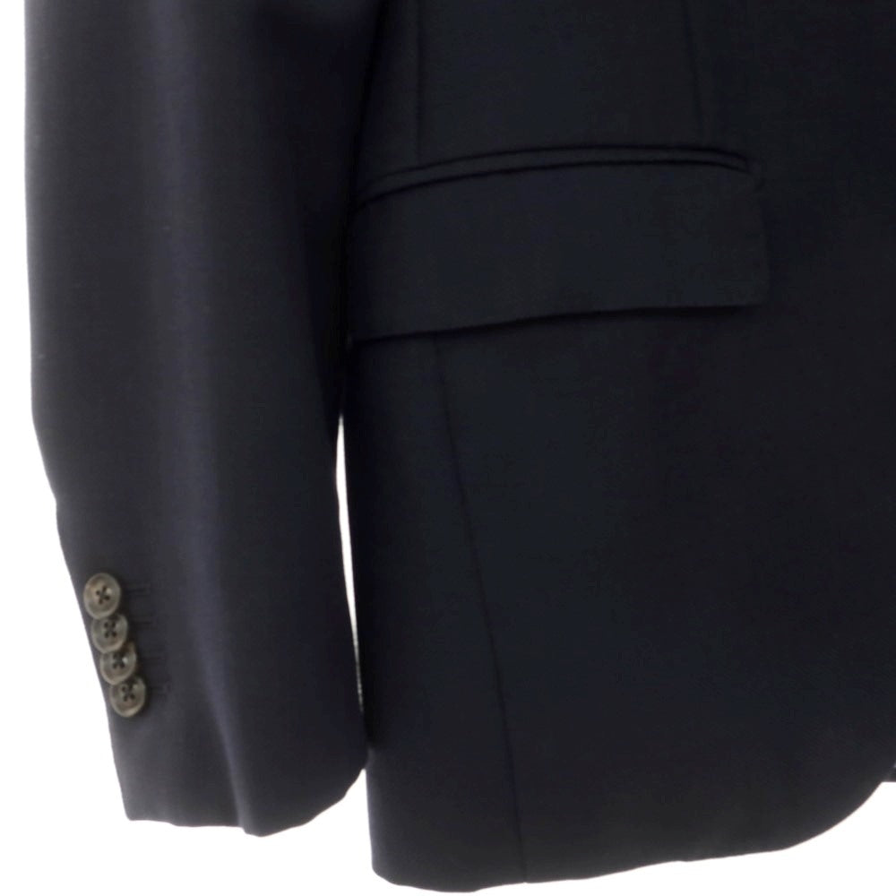 【中古】アザブテーラー azabu tailor ウール テーラードジャケット ネイビー【 42 】【 状態ランクC 】【 メンズ 】