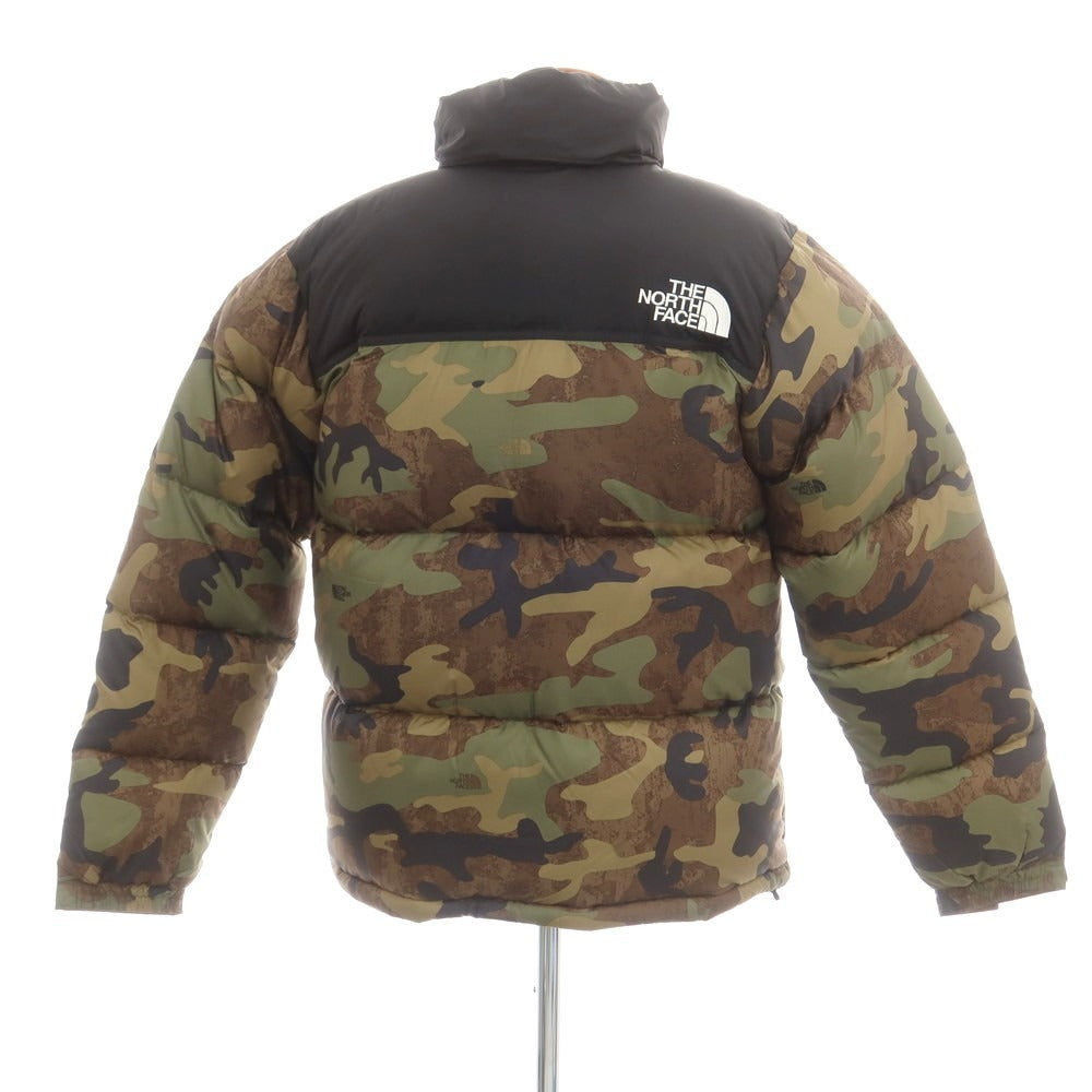 【中古】【未使用】ザノースフェイス THE NORTH FACE ナイロン ND92336 カモフラ柄 ダウンジャケット グリーンxブラック【 M 】【 状態ランクS 】【 メンズ 】