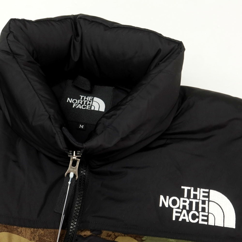 【中古】【未使用】ザノースフェイス THE NORTH FACE ナイロン ND92336 カモフラ柄 ダウンジャケット グリーンxブラック【 M 】【 状態ランクS 】【 メンズ 】