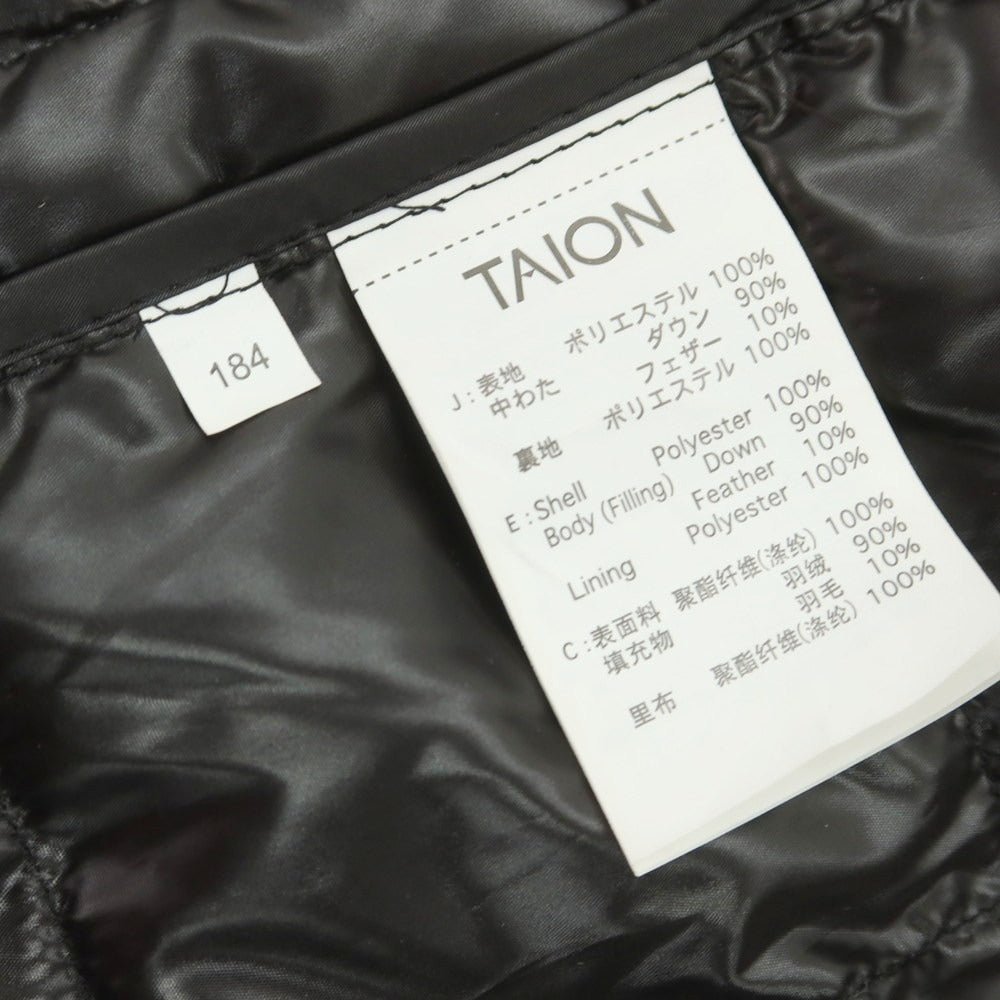 【中古】タイオン TAION ポリエステル カモフラ柄 ダウンベスト グリーン系【 M 】【 状態ランクA 】【 メンズ 】