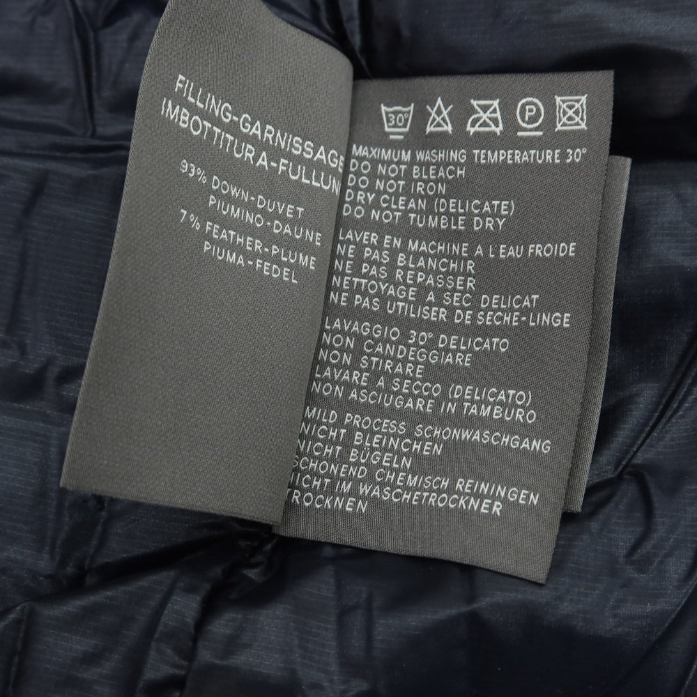 【中古】【未使用】デュベティカ DUVETICA ナイロン ダウンベスト ネイビー【 50 】【 状態ランクS 】【 メンズ 】
