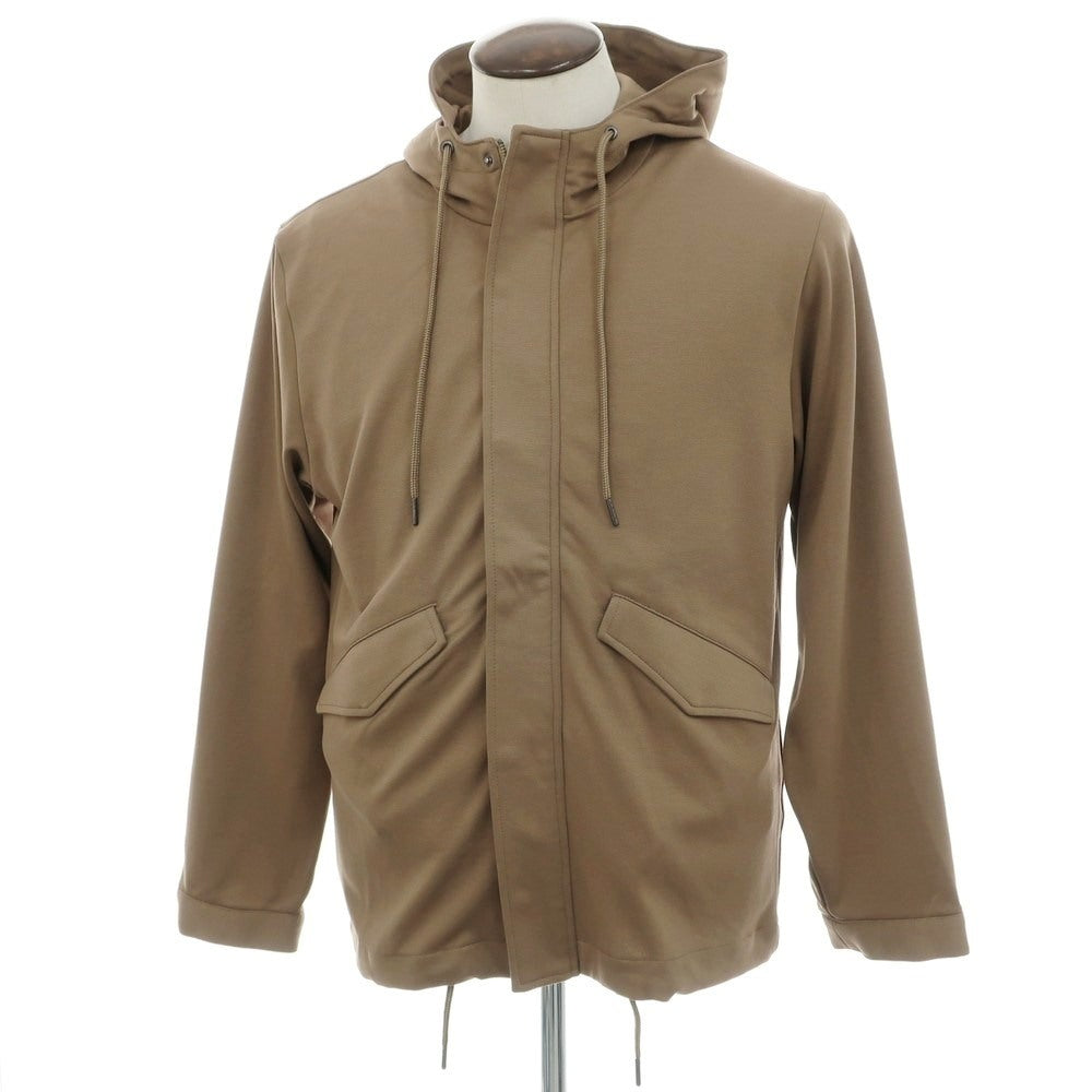 【中古】ナノユニバース nano universe ストレッチ ポリエステルレーヨン フレキシビリティー ショート モッズ ブルゾン アッシュブラウン【 L 】【 状態ランクA 】【 メンズ 】