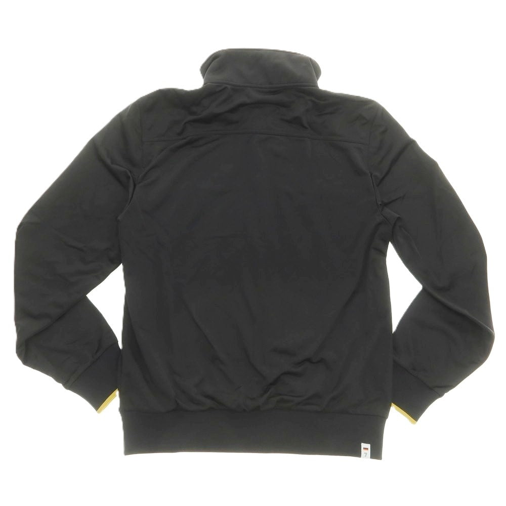 【中古】【未使用】エンポリオ アルマーニ EMPORIO ARMANI ポリエステル スタンドカラー ジップアップ ジャージ ブラック【 M 】【 状態ランクS 】【 メンズ 】