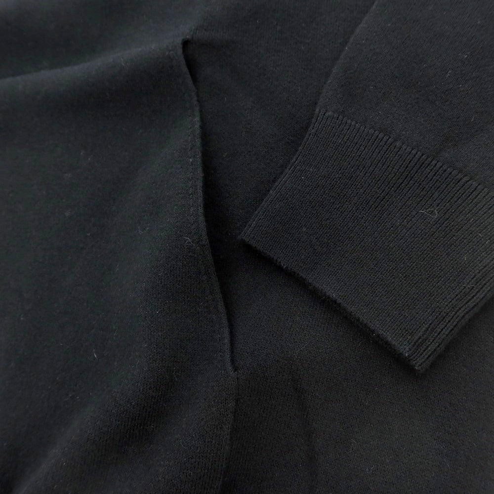【中古】【未使用】バナナリパブリック Banana Republic コットンナイロンポリウレタン プルオーバー ニット パーカー ブラック【 L 】【 状態ランクS 】【 メンズ 】
