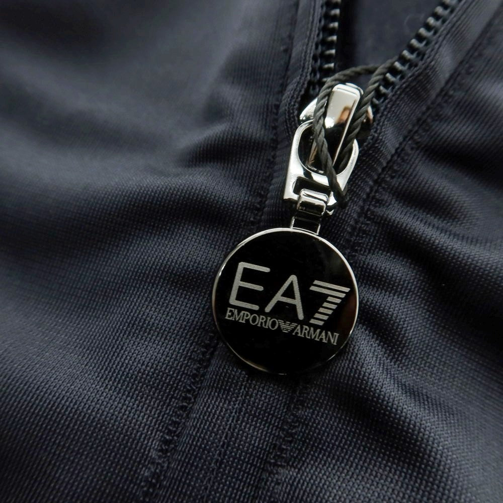 【中古】【未使用】エンポリオ アルマーニ EMPORIO ARMANI ポリエステル ジップアップ パーカー ダークグレイッシュネイビー【 M 】【 状態ランクS 】【 メンズ 】