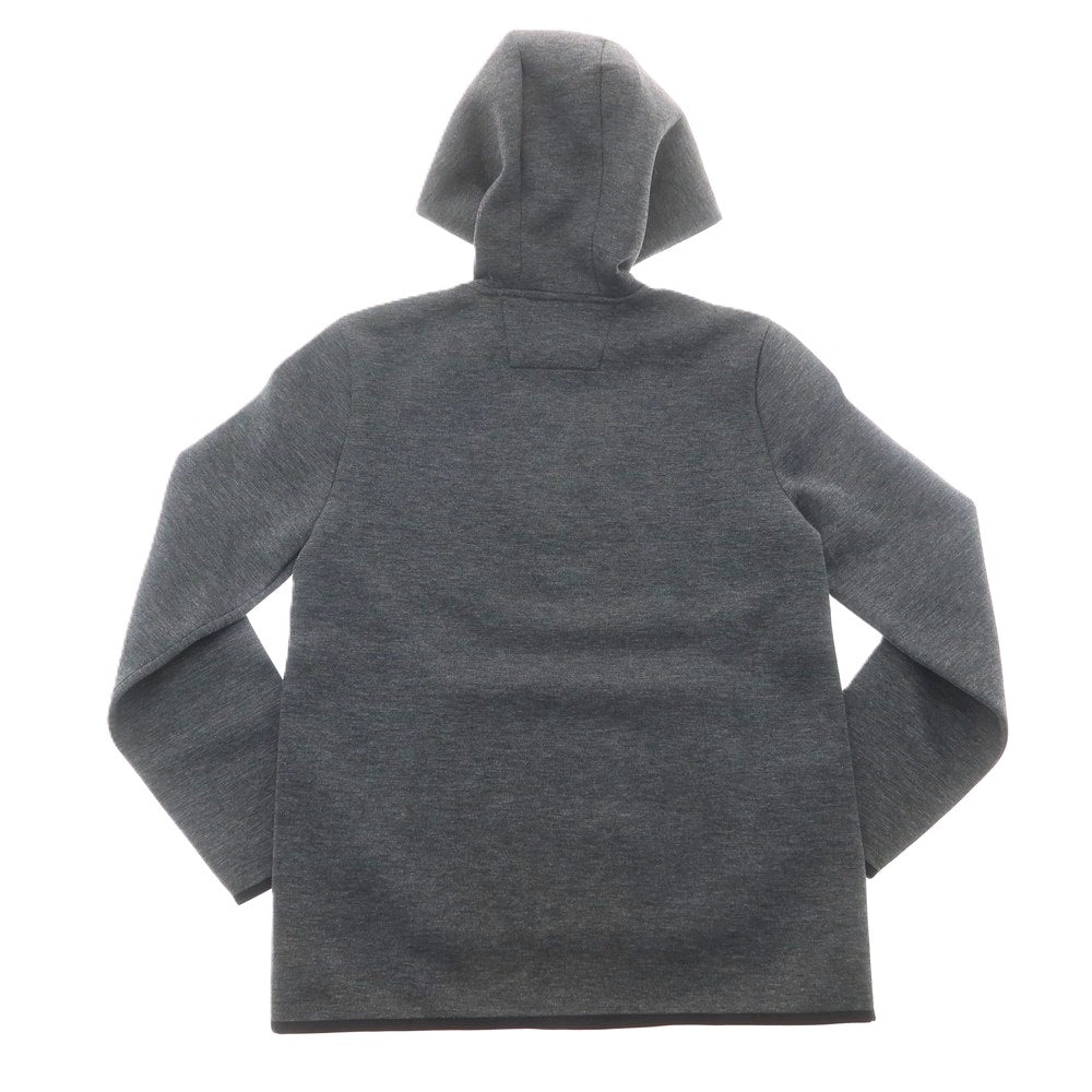 【中古】【未使用】バナナリパブリック Banana Republic ポリエステルレーヨン ダンボールニット ハーフジップ パーカー グレー【 L 】【 状態ランクS 】【 メンズ 】