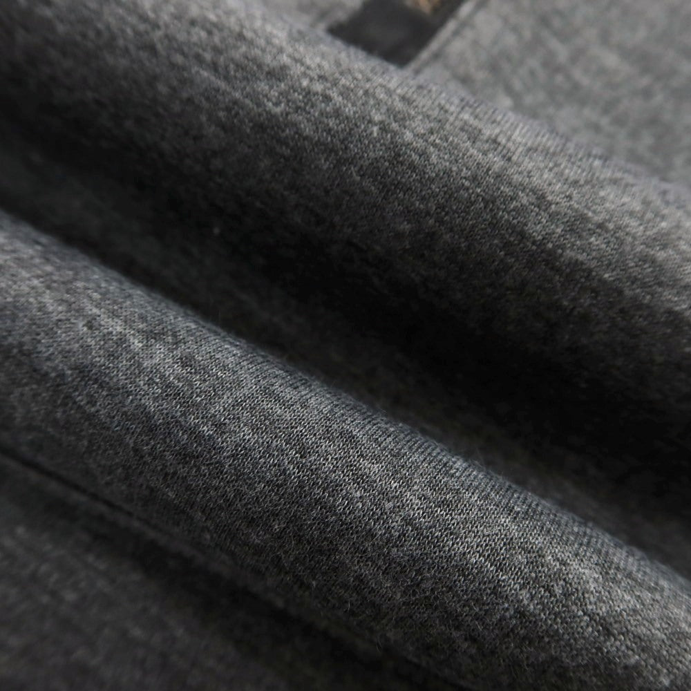 【中古】【未使用】バナナリパブリック Banana Republic ポリエステルレーヨン ダンボールニット ハーフジップ パーカー グレー【 L 】【 状態ランクS 】【 メンズ 】