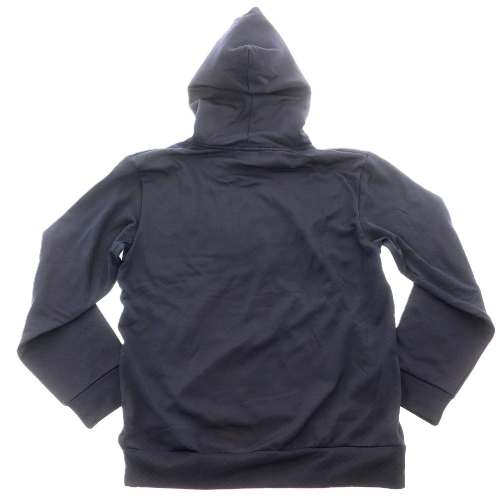 【中古】【未使用】ナノユニバース nano universe ストレッチ ポリエステル リバースナッピング プルオーバー パーカー ネイビー【 L 】【 状態ランクS 】【 メンズ 】