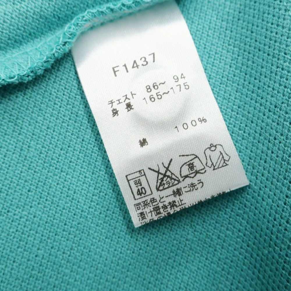 【中古】【未使用】フレッドペリー FRED PERRY コットン 鹿の子 半袖ポロシャツ アクアグリーン【 S 】【 状態ランクS 】【 メンズ 】