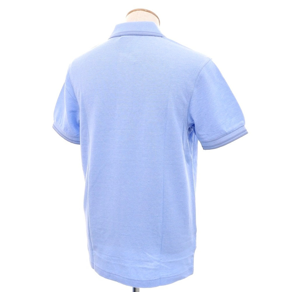【中古】【未使用】フレッドペリー FRED PERRY コットン 鹿の子 半袖ポロシャツ ライトブルー【 S 】【 状態ランクS 】【 メンズ 】