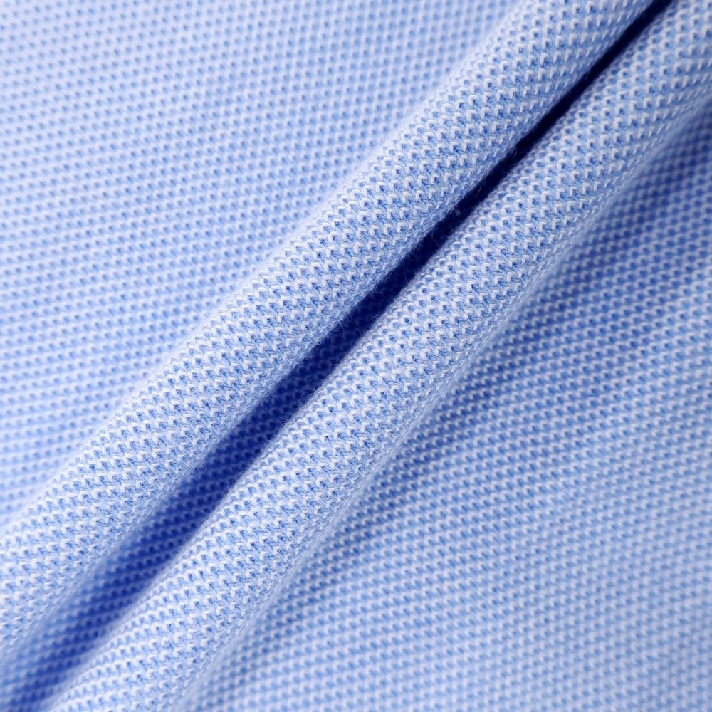 【中古】【未使用】フレッドペリー FRED PERRY コットン 鹿の子 半袖ポロシャツ ライトブルー【 S 】【 状態ランクS 】【 メンズ 】