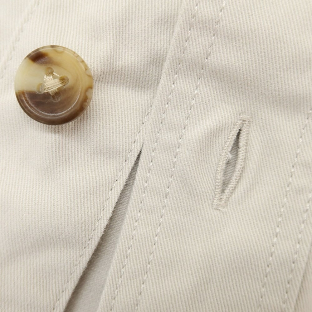 【中古】【未使用】バナナリパブリック Banana Republic コットン カジュアルシャツ グレージュ【 L 】【 状態ランクS 】【 メンズ 】