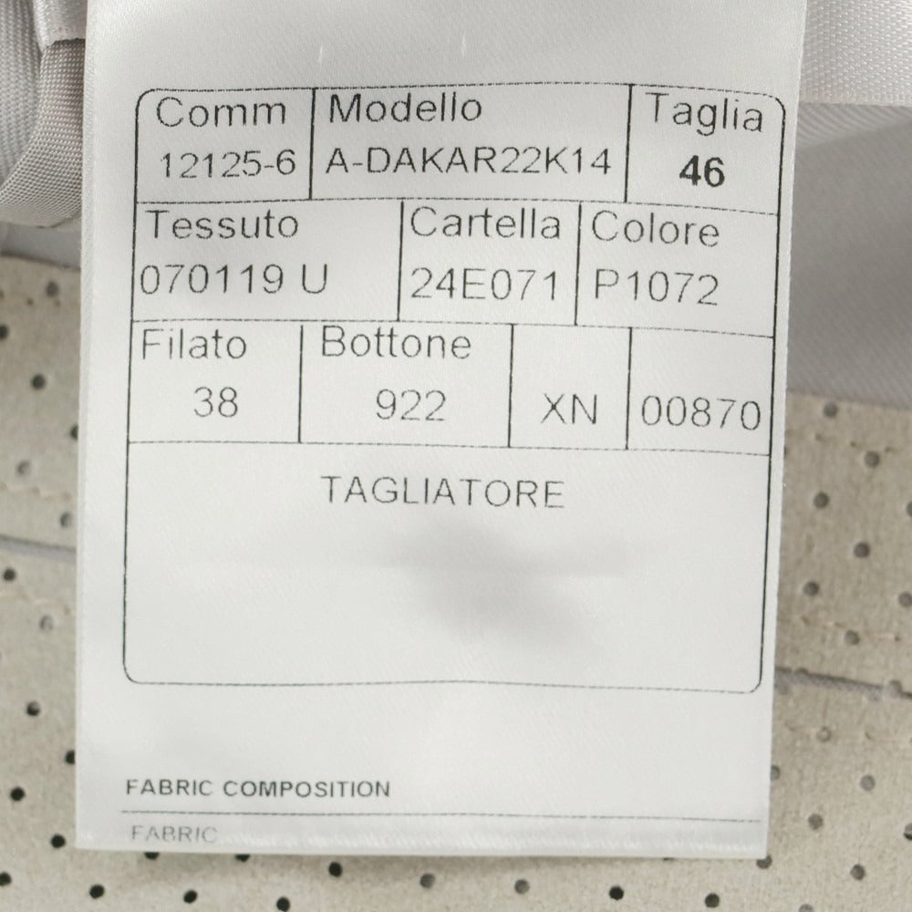 【中古】タリアトーレ TAGLIATORE ウール 2つボタンスーツ アイスグレー【 46 】【 状態ランクA 】【 メンズ 】