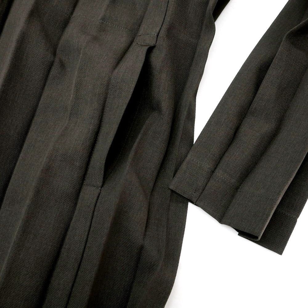 【中古】オム プリッセ イッセイミヤケ HOMME PLISSE ISSEY MIYAKE 2025年春夏 プリーツ加工 2B カジュアルジャケット ダークブラウン【 表記なし(L位) 】【 状態ランクA 】【 メンズ 】
