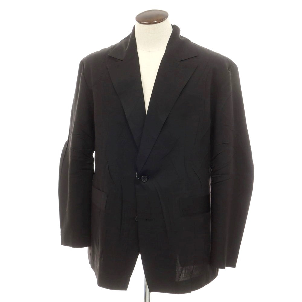 【中古】イッセイミヤケ ISSEY MIYAKE 2025年春夏 プリーツ加工 ジャケット ブラック【 表記なし(L位) 】【 状態ランクA 】【 メンズ 】