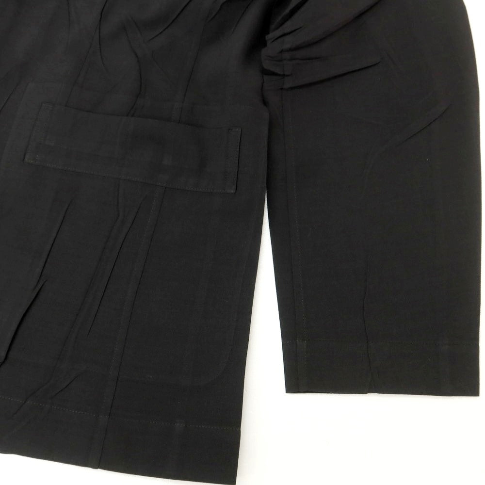 【中古】イッセイミヤケ ISSEY MIYAKE 2025年春夏 プリーツ加工 ジャケット ブラック【 表記なし(L位) 】【 状態ランクA 】【 メンズ 】