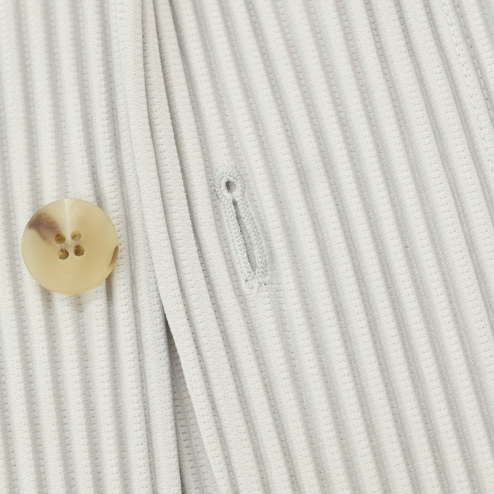 【中古】オム プリッセ イッセイミヤケ HOMME PLISSE ISSEY MIYAKE プリーツ加工 ジャケット ライトグレー【 1 】【 状態ランクA 】【 メンズ 】