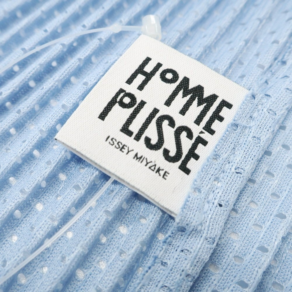 【中古】オム プリッセ イッセイミヤケ HOMME PLISSE ISSEY MIYAKE 2025年春夏 プリーツ 長袖 カットソー ライトブルー【 表記なし(L位) 】【 状態ランクA 】【 メンズ 】