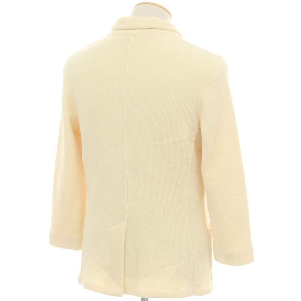 【中古】ラルディーニ LARDINI レーヨンウールコットン 2B ニットジャケット ベージュ【 XS 】【 状態ランクB 】【 メンズ 】