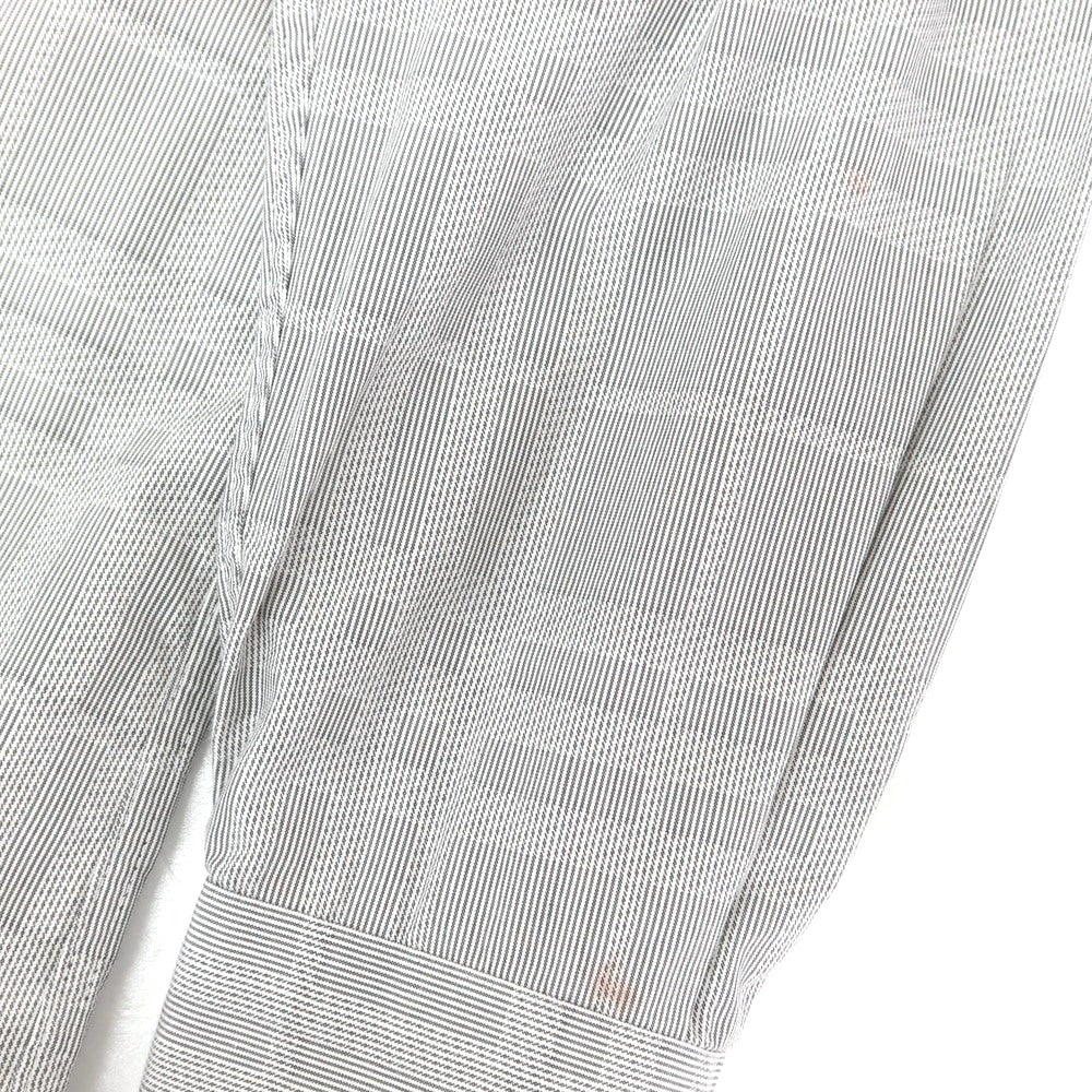 【中古】バーバリーロンドン BURBERRY LONDON コットン チェック レギュラーカラー カジュアルシャツ グレー【 M 】【 状態ランクC 】【 メンズ 】