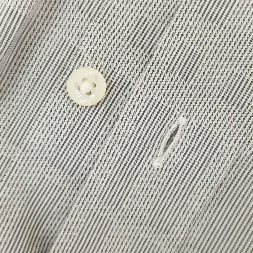 【中古】バーバリーロンドン BURBERRY LONDON コットン チェック レギュラーカラー カジュアルシャツ グレー【 M 】【 状態ランクC 】【 メンズ 】