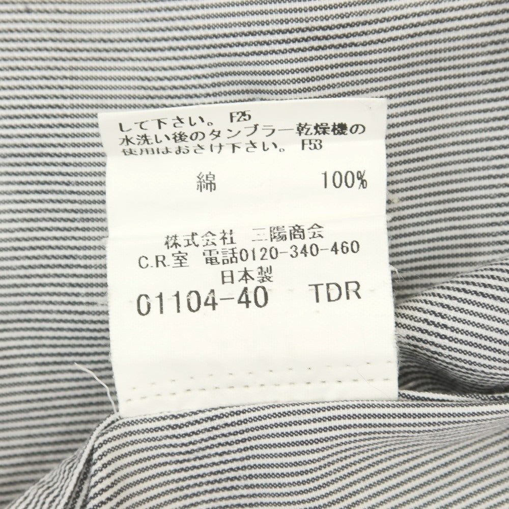 【中古】バーバリーロンドン BURBERRY LONDON コットン チェック レギュラーカラー カジュアルシャツ グレー【 M 】【 状態ランクC 】【 メンズ 】