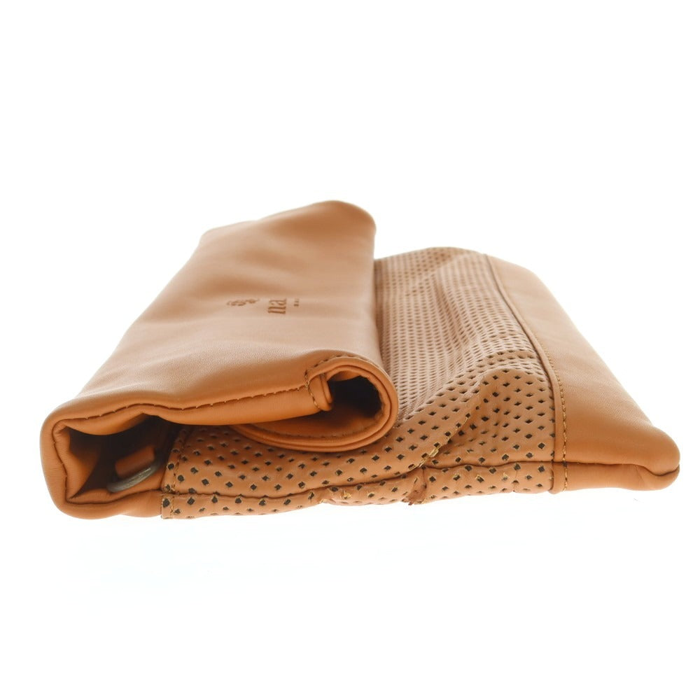 【中古】ナノユニバース nano universe クラッチバッグ ブラウン【 状態ランクB 】【 メンズ 】