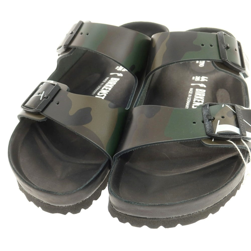 【中古】ヴァレンティノ ガラヴァーニ Valentino Garavani × BIRKENSTOCK アリゾナ カモフラージュ柄 サンダル オリーブxブラック【 44 】【 状態ランクA 】【 メンズ 】