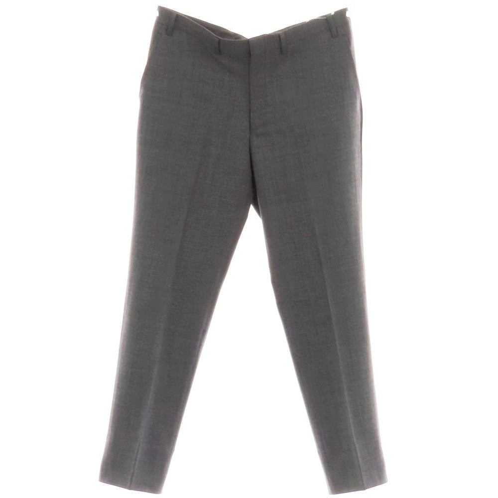 【中古】ダーバン D’URBAN ストレッチ ウールポリエステル ドレススラックスパンツ ブラックxグレー【 88 】【 状態ランクB 】【 メンズ 】