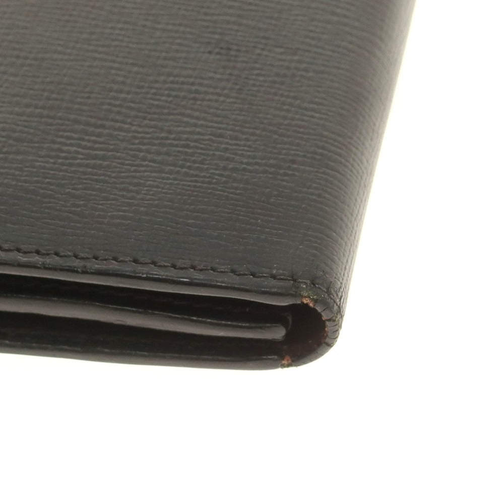 【中古】ダンヒル Dunhill レザー 長財布 ブラック【 状態ランクC 】【 メンズ 】