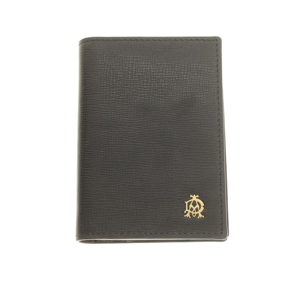 【中古】ダンヒル Dunhill レザー 名刺入れ ブラック【 状態ランクB 】【 メンズ 】