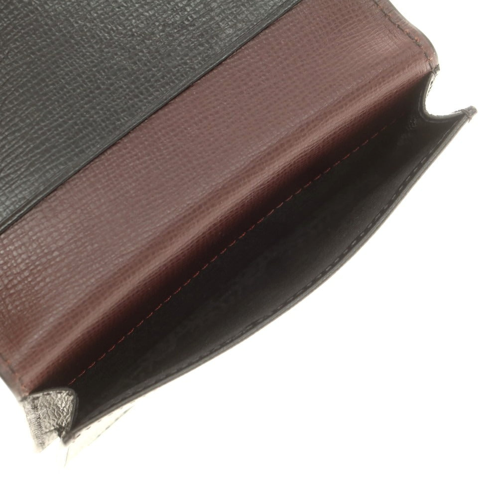 【中古】ダンヒル Dunhill レザー 名刺入れ ブラック【 状態ランクB 】【 メンズ 】