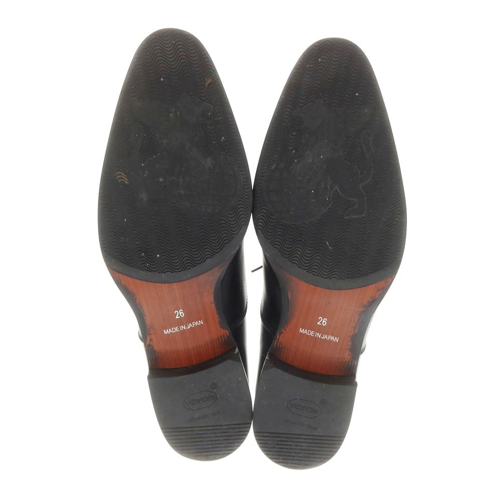 【中古】マドラス MADRAS ゴアテックス ストレートチップ ドレスシューズ ブラック【 26 】【 状態ランクB 】【 メンズ 】