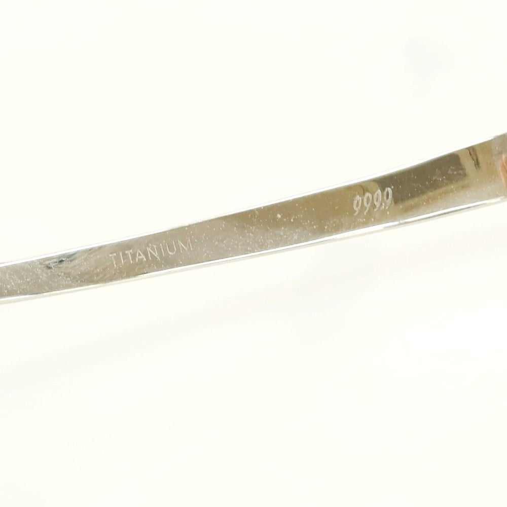 【中古】フォーナインズ 999.9 NPM-02 サングラス クリアxシルバー【 53□16 136 】【 状態ランクC 】【 メンズ 】