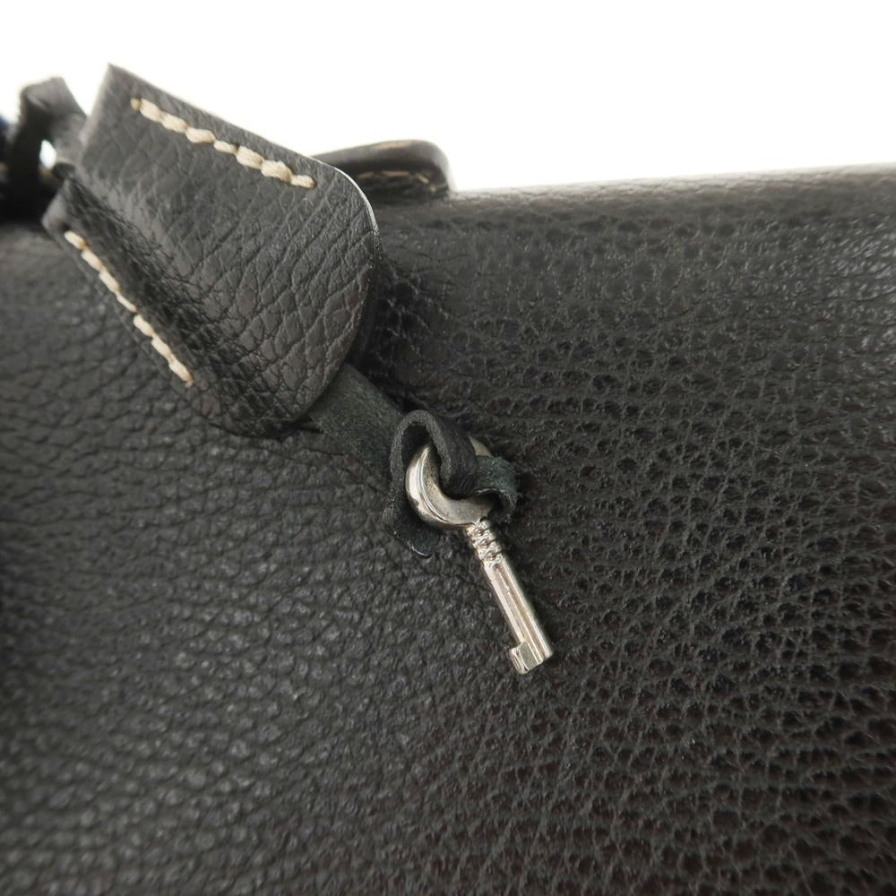 【中古】マリネッラ E.MARINELLA ソットブラッチョ クラッチバッグ ブリーフケース ブラック【 状態ランクC 】【 メンズ 】