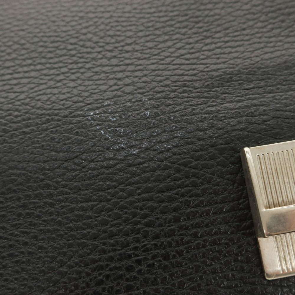 【中古】マリネッラ E.MARINELLA ソットブラッチョ クラッチバッグ ブリーフケース ブラック【 状態ランクC 】【 メンズ 】