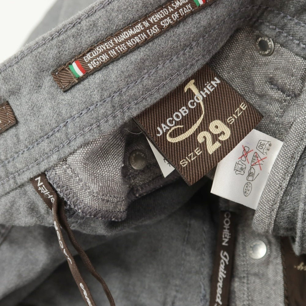 【中古】ヤコブコーエン JACOB COHEN J622 コットン 5ポケットパンツ グレー【 29 】【 状態ランクB 】【 メンズ 】