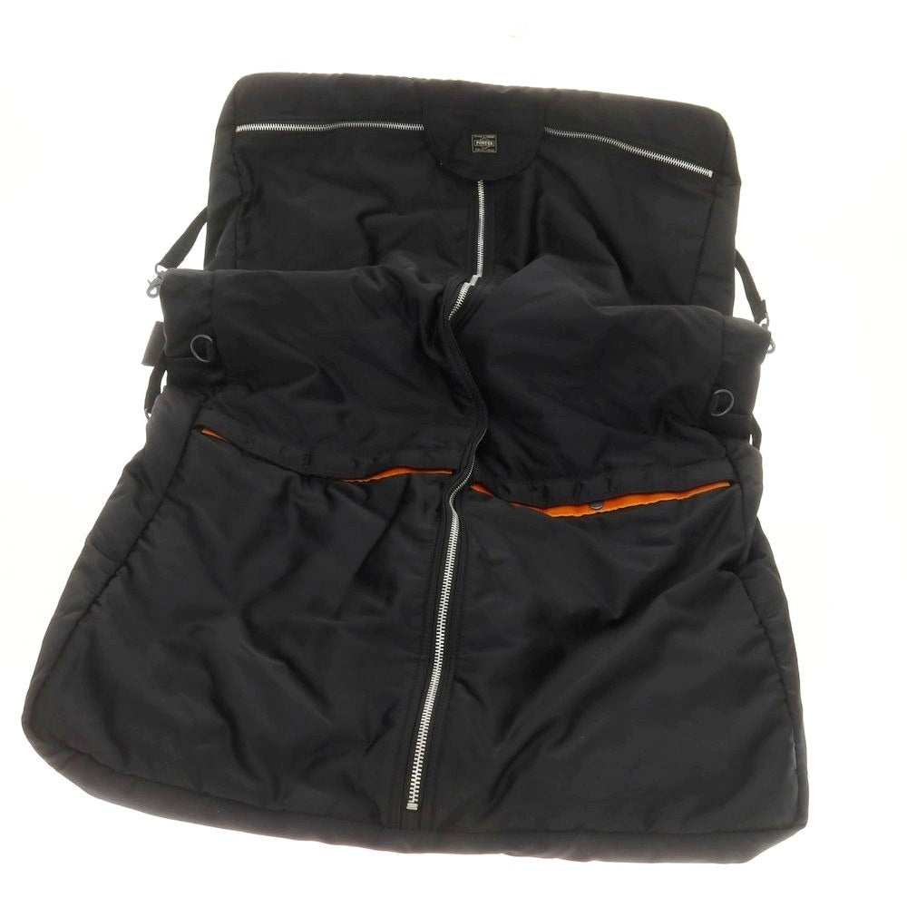 【中古】ポーター PORTER タンカー ガーメントケース バッグ ブラック【 状態ランクB 】【 メンズ 】