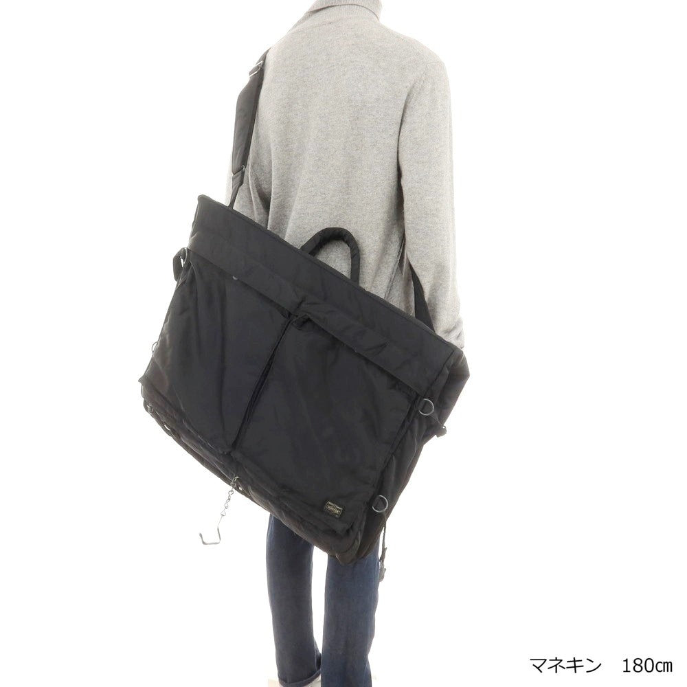 【中古】ポーター PORTER タンカー ガーメントケース バッグ ブラック【 状態ランクB 】【 メンズ 】