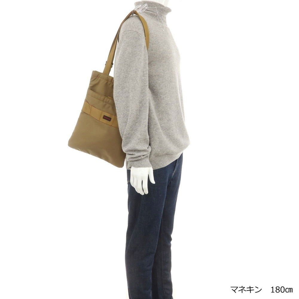 【中古】ブリーフィング BRIEFING ナイロン トートバッグ ライトブラウン【 状態ランクB 】【 メンズ 】