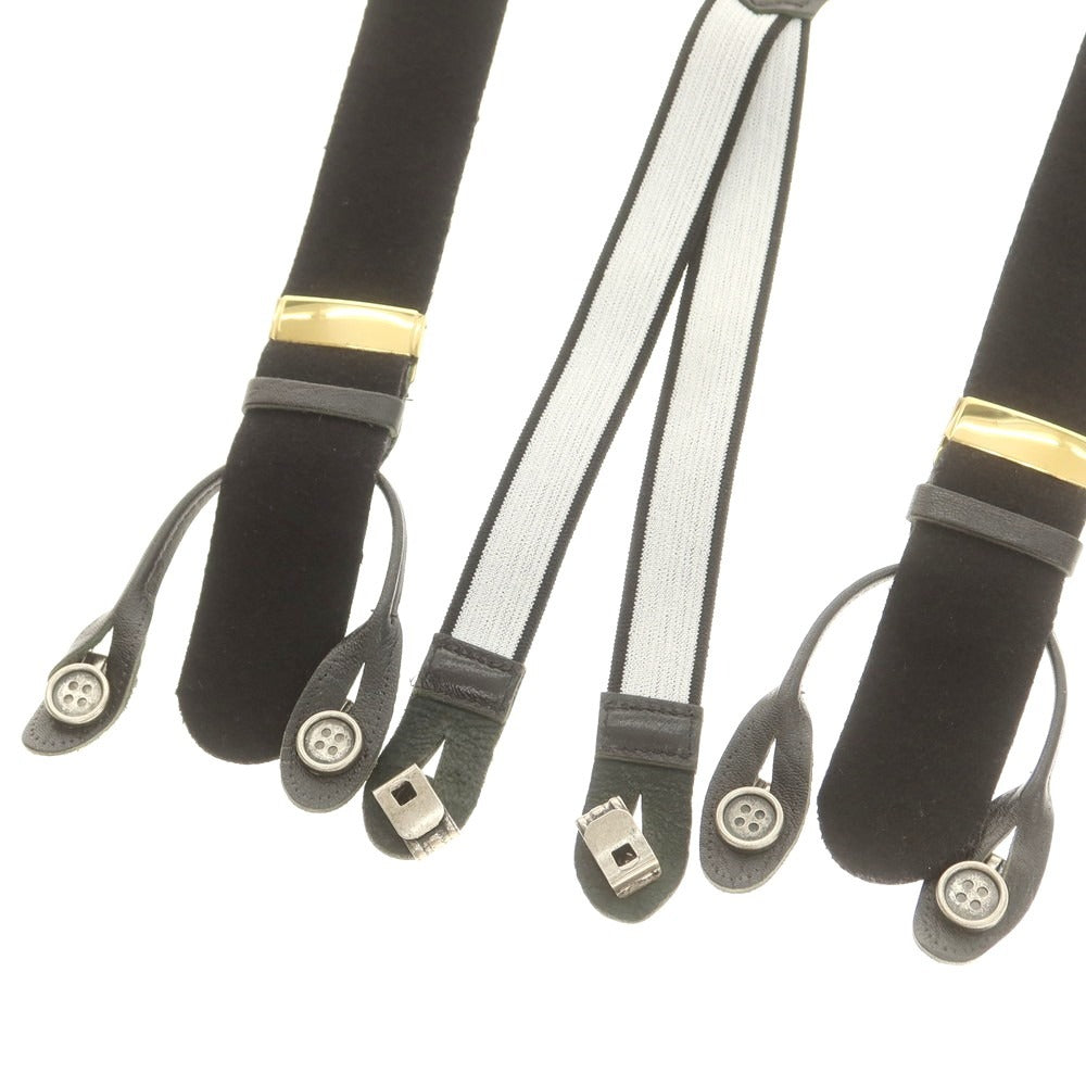 【中古】ギーブス&ホークス GIEVES&HAWKES サスペンダー ブラック【 状態ランクB 】【 メンズ 】