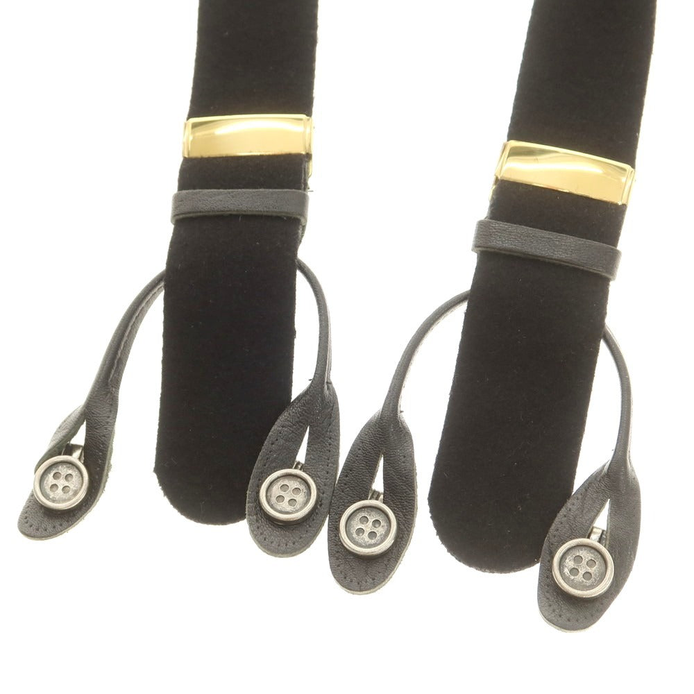 【中古】ギーブス&ホークス GIEVES&HAWKES サスペンダー ブラック【 状態ランクB 】【 メンズ 】