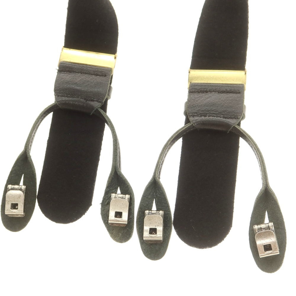 【中古】ギーブス&ホークス GIEVES&HAWKES サスペンダー ブラック【 状態ランクB 】【 メンズ 】