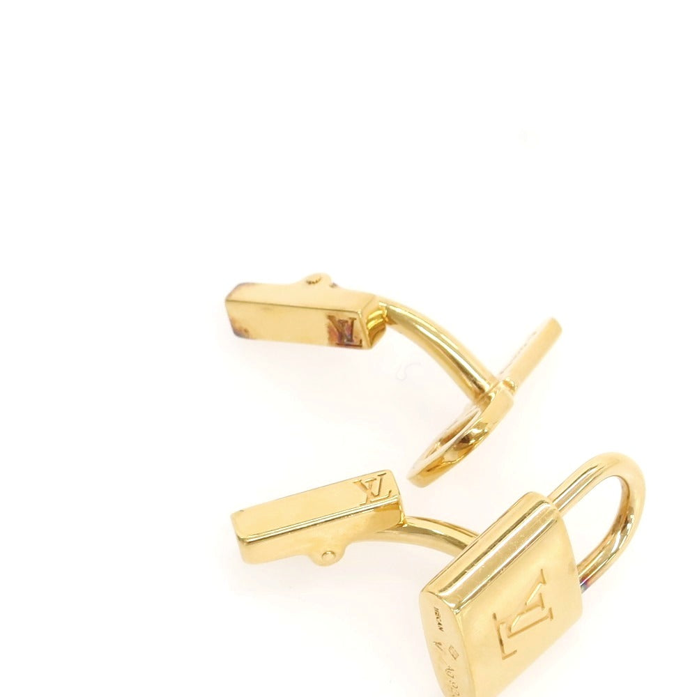 【中古】ルイ ヴィトン LOUIS VUITTON キー カデナ カフリンクス カフス ゴールド【 状態ランクB 】【 メンズ 】