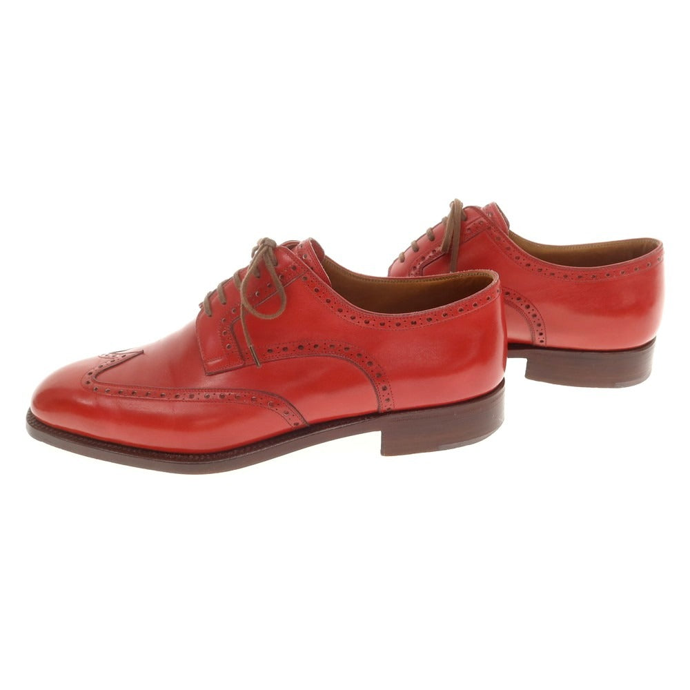 【中古】ステファノベーメル Stefano Bemer 502 ウイングチップ ドレスシューズ レッド【 40 1/2 】【 状態ランクB 】【 メンズ 】