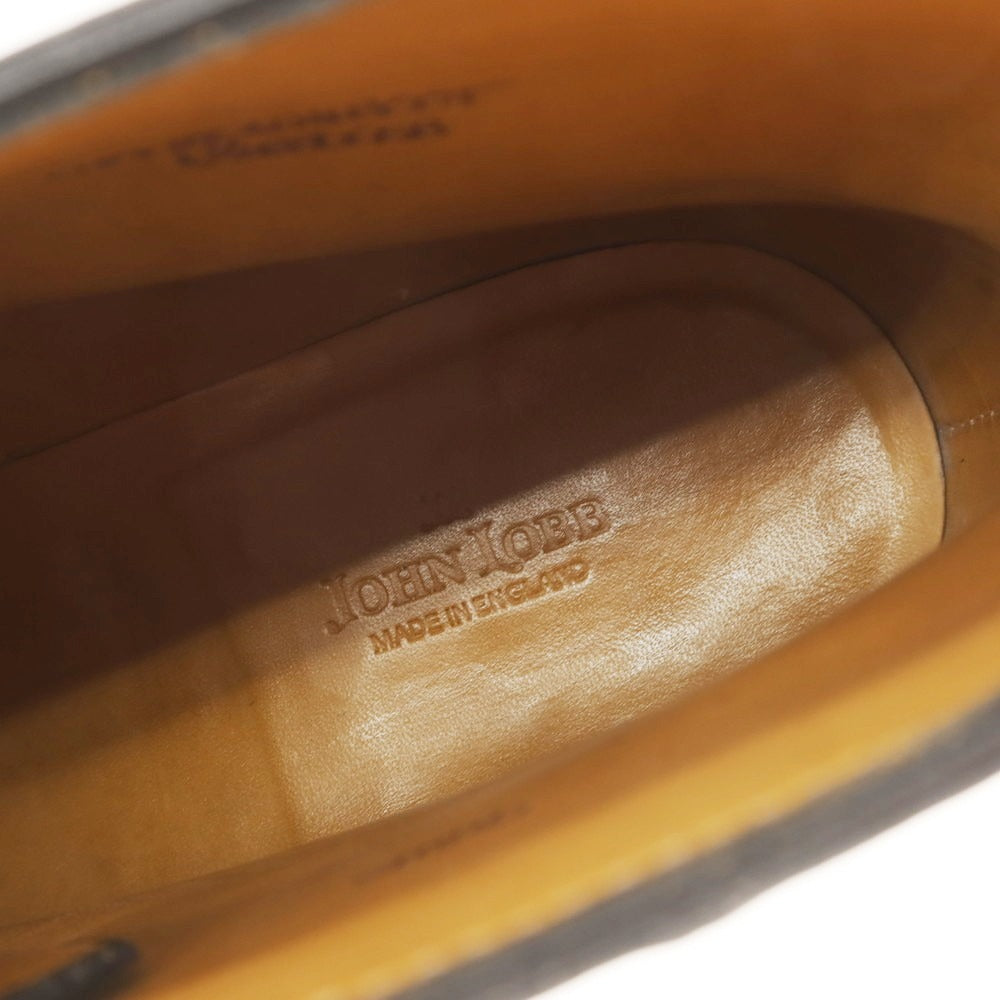 【中古】ジョンロブ John Lobb CHAMBORD II BOOT バッファローカーフ Uチップ ブーツ ブラック【 6 1/2 E 】【 状態ランクA 】【 メンズ 】