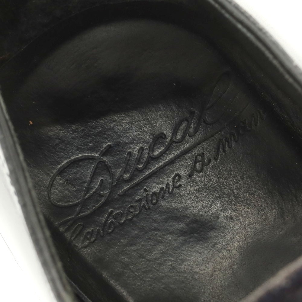 【中古】デュカル Ducal コンビ ダブルモンク ドレスシューズ ネイビー【 40 】【 状態ランクB 】【 メンズ 】