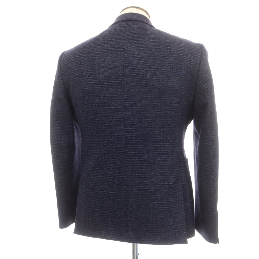 【中古】ハーディエイミス Hardy Amies ウール ダブル テーラードジャケット ネイビー【 40 】【 状態ランクB 】【 メンズ 】