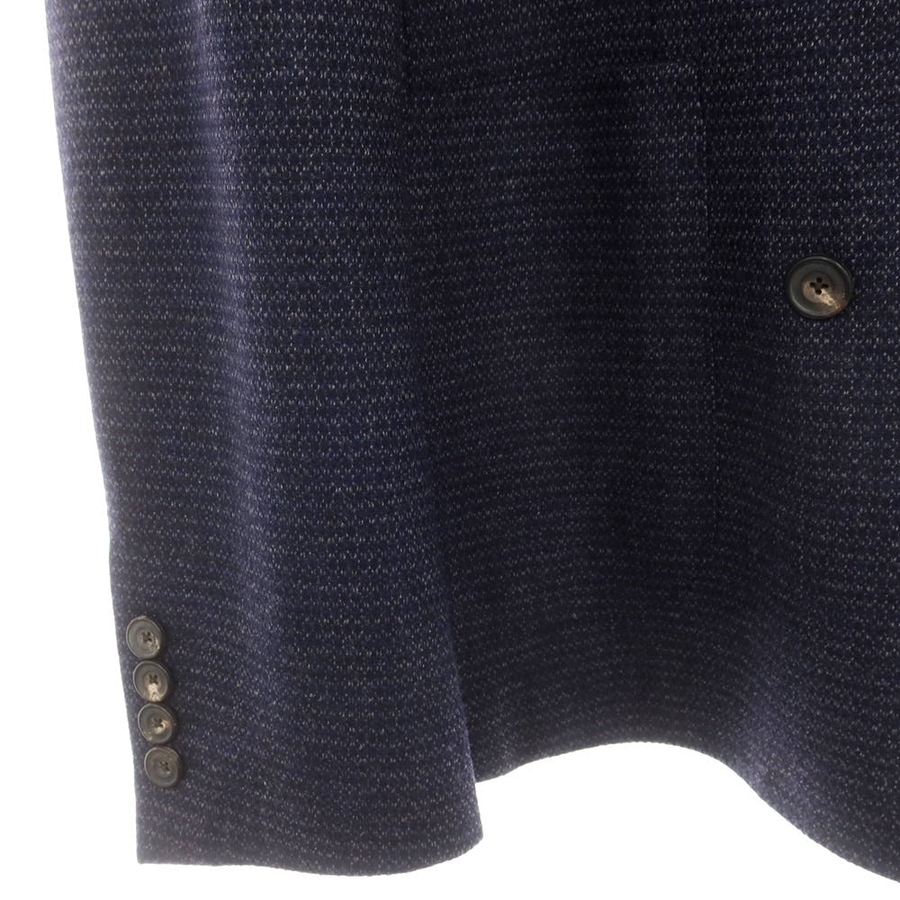 【中古】ハーディエイミス Hardy Amies ウール ダブル テーラードジャケット ネイビー【 40 】【 状態ランクB 】【 メンズ 】