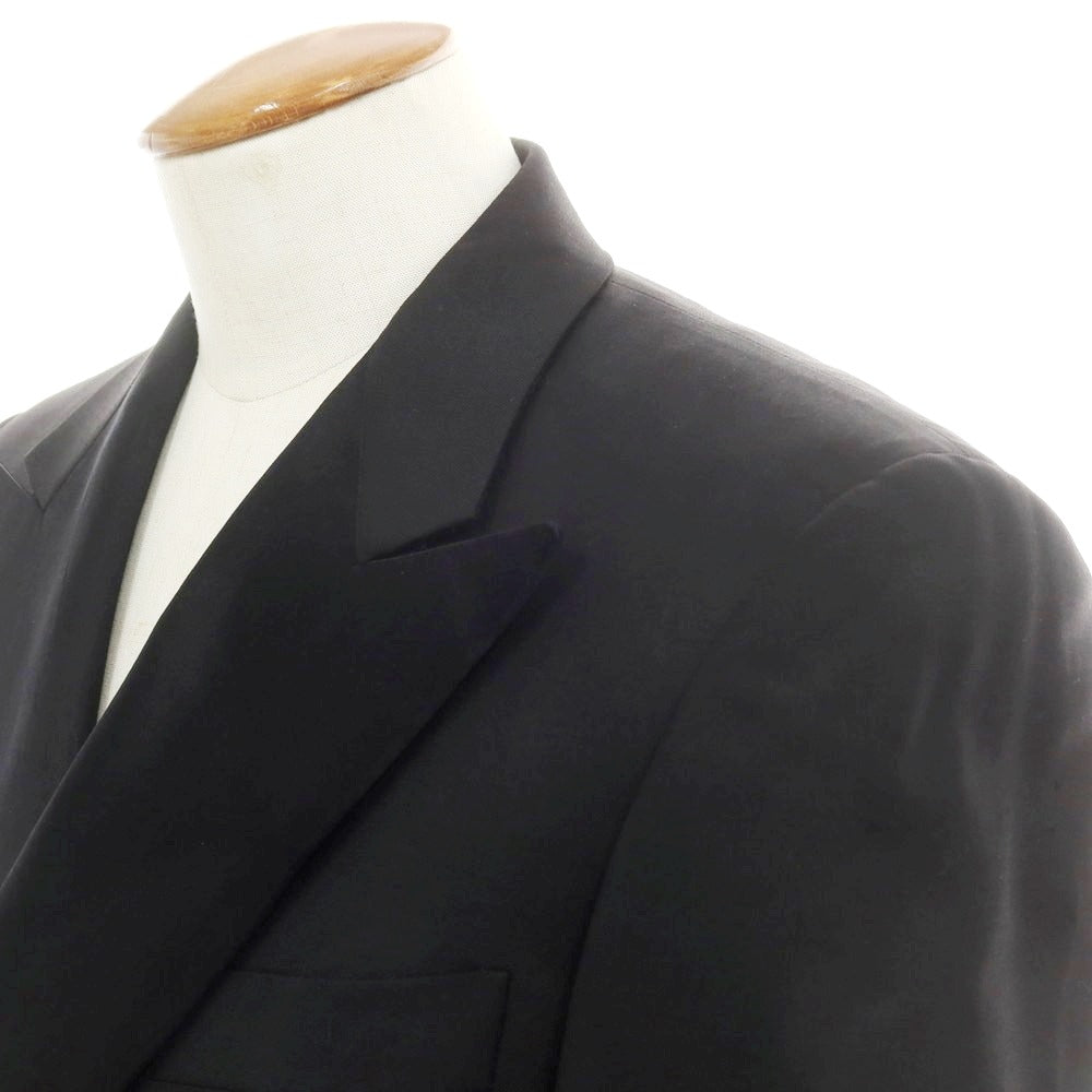 【中古】ベルベスト Belvest ウール タキシード ダブルスーツ ブラック【 46 】【 状態ランクC 】【 メンズ 】